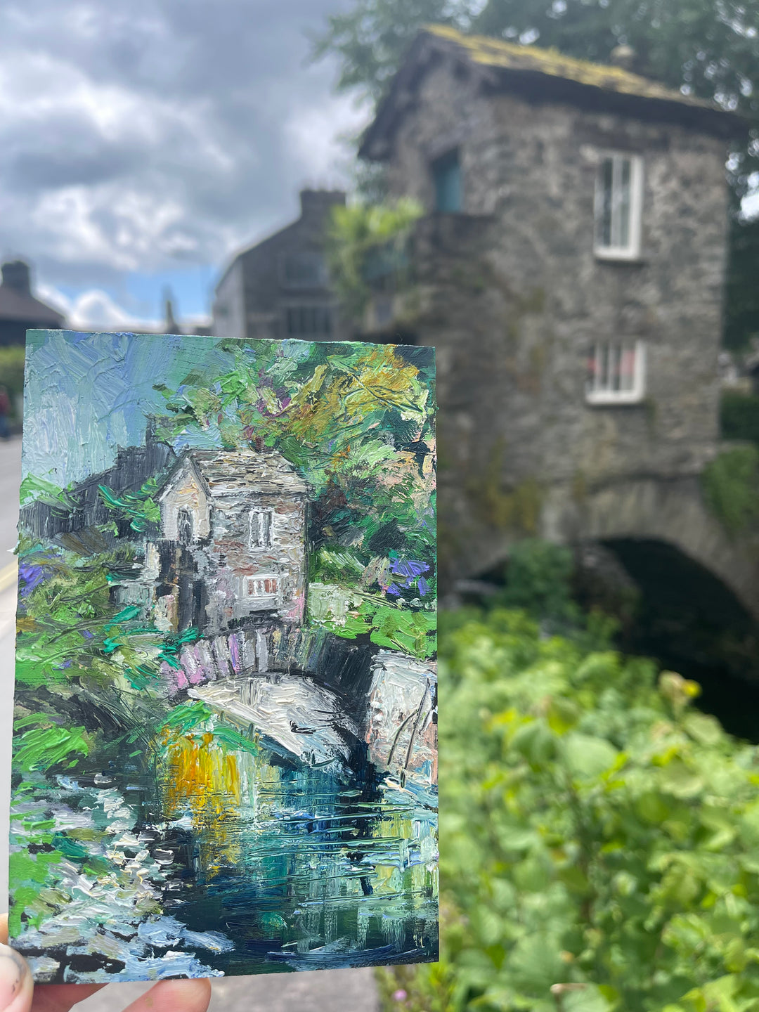 Bridge house ambleside – Julie Dumbarton Fine Art Painter